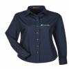 Ladies Navy Grass Valley Shirts